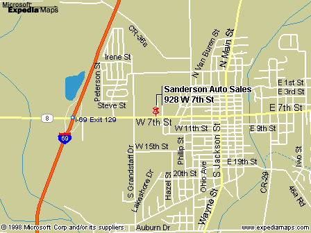 Map to Sanderson Auto Sales